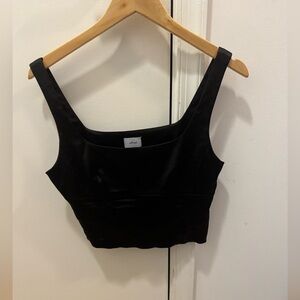 Black Crop Top- aritzia